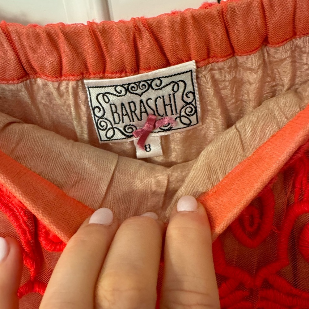 Anthropologie Baraschi embroidered skirt - Picture 4 of 9